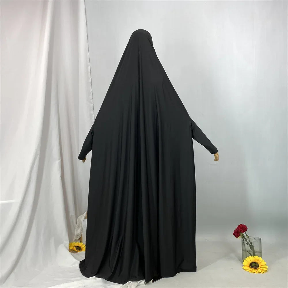 Middle East Muslim Fashionable Hooded Dress Dubai Arab Elegant Robe Elegant Long Shirt for Women with Hood from Mainland China.