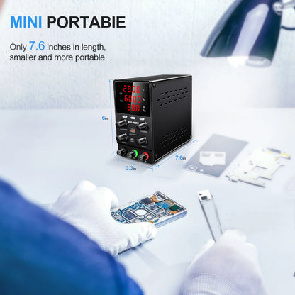 Professional Battery Charging Lab DC Power Supply 30V 60V 120V Adjustable Laboratory OCP OUTPUT 12V 10A Electric Vehicle Charger.