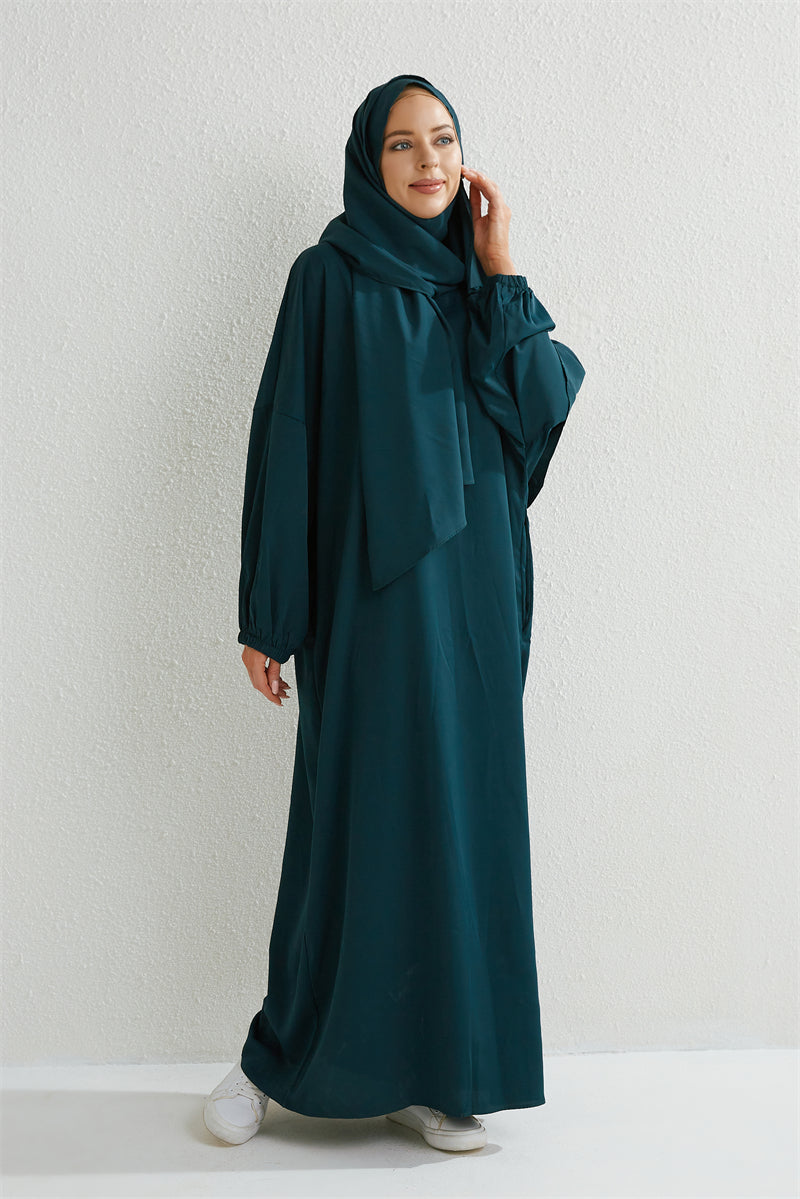 Muslim Abaya Prayer Dress Islamic Clothing Women.