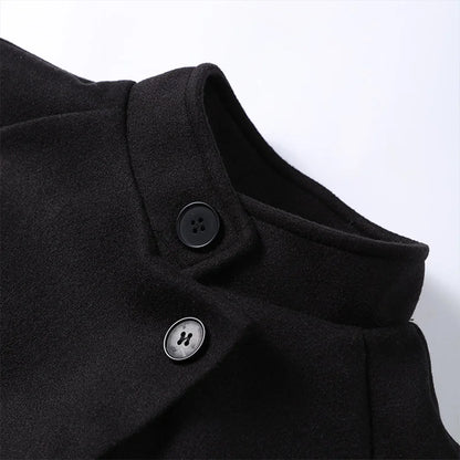 Winter warme Schnürung Damen mantel einfarbig Vintage Einreiher Mantel Mode Herbst Damen jacken neue Retro-Oberbekleidung