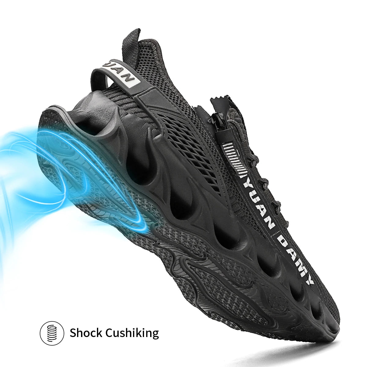 New Spring and Autumn Soft soled Running Men's Mesh Breathable Casual  Sports Shoes Men's Trendy Shoes Lightweight  Sneaker.