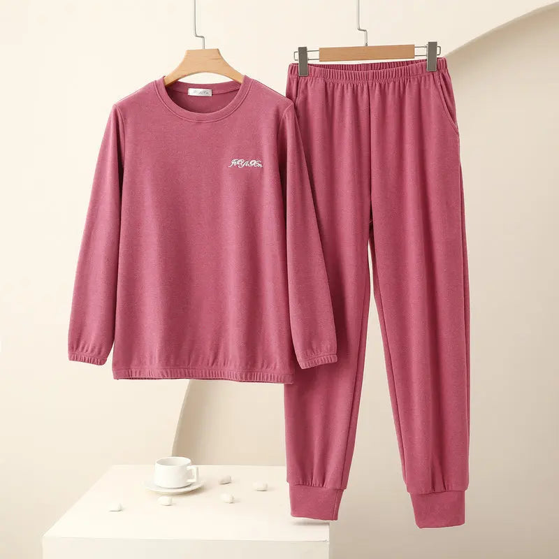 Women's Loungewear Warm Pajamas Autumn Winter New Long Sleeve Trousers House Suit Ladies Pyjamas For Women Nightie.