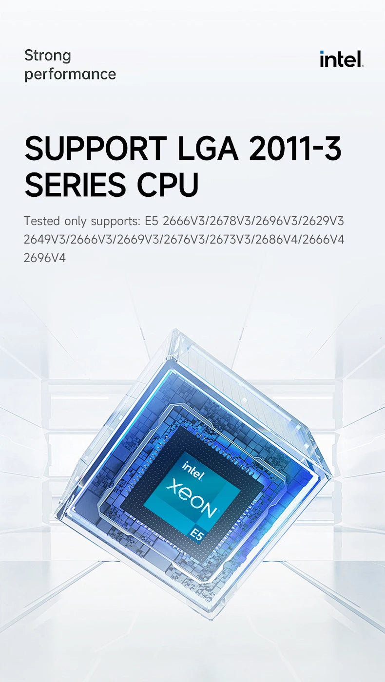 HUANANZHI X99 4MT plus LGA 2011-3 Xeon Motherboard - DDR3 Memory Support NVMe SATA for Gaming & Business Use with TPM2.0.