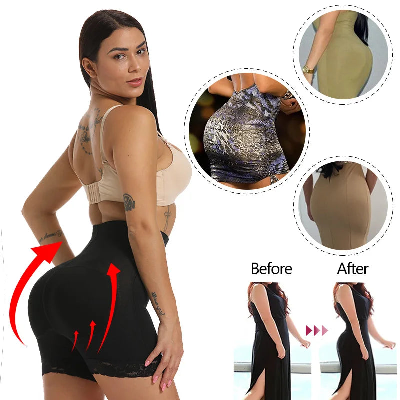 High Waisted Shaper Waist Trainer Butt Lifter with Padded Control Panties Slimming Underwear Tummy Shapers Corset Shapewear.