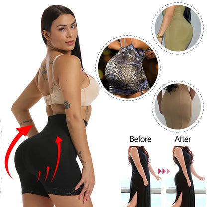 High Waisted Shaper Waist Trainer Butt Lifter with Padded Control Panties Slimming Underwear Tummy Shapers Corset Shapewear.