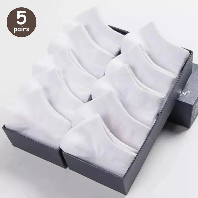 10/20/30/40/60 Pairs Of Unisex Solid Color Socks Comfy Breathable Soft Sweat Absorbent Socks For Daily And Outdoor Wearing.