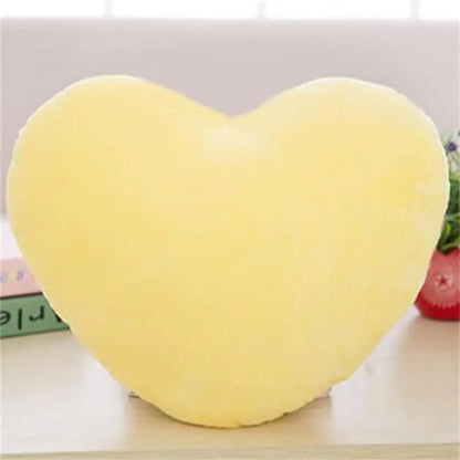 PP cotton Soft Pillow Comfortable Heart Plush Pillow Red Color Pink Color Stuffed Pillow Heart Shape Home Decorative