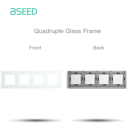 BSEED Wandlichtschalter Teile Weiße Glasrahmen USB-Steckdosen Funktionsmodul DIY EU CAT5 TV-Steckdosen Power ST TEL Steckdosenteile