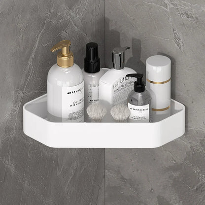 Bad Regal Küche Lagerung Organizer Aluminium Legierung Shampoo Rack Dusche Regal Bad Zubehör Kein Bohrer Regal