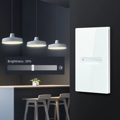 AVATTO Tuya WiFi/ZigBee Smart Dimmer Schalter 1/2 Gang Dimmer Licht Schalter Touch Panel APP Fernbedienung Für Alexa google Hause.