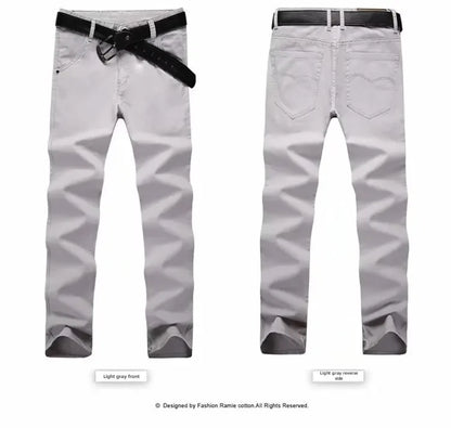 Frühling Sommer männer Hosen Farbe Gerade Bein Hosen Jugend männer Tragen Koreanischen Stil Slims Glättet Silhouette Dünne handel Hosen