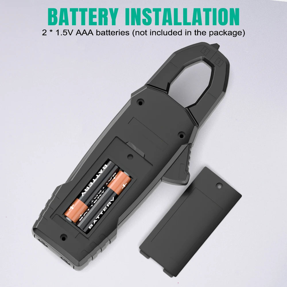 MASTFUYI AC-Stromzangenmessgerät, digital, 10.000 Zählungen, Multimeter, Amperemeter, Spannungsprüfer, Autoverstärker, Hz, Kapazität, NCV, Ohm-Werkzeug