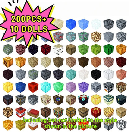 500pcs DIY Magnetics Building Blocks Mini World Magnetic World Kids DIY Model Building Blocks Puzzle Blocks For Children's TOYS.