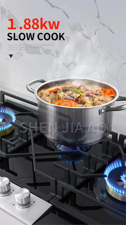JYZ/T-733-PCB Gas Stove Three Eyes Stove Household Desk Embedded Dual-use Double Stove Natural Gas Liquefied Gas Stove.