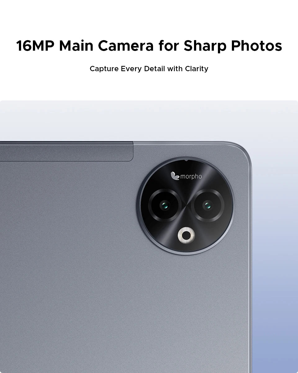 Doogee Tab E3 Max 2 in 1 Tablet Pc 14" 2.1K Display Android 15 32Gb (8+24) 256Gb 13500Mah Battery Qual Speaker Helio G100 Tablet