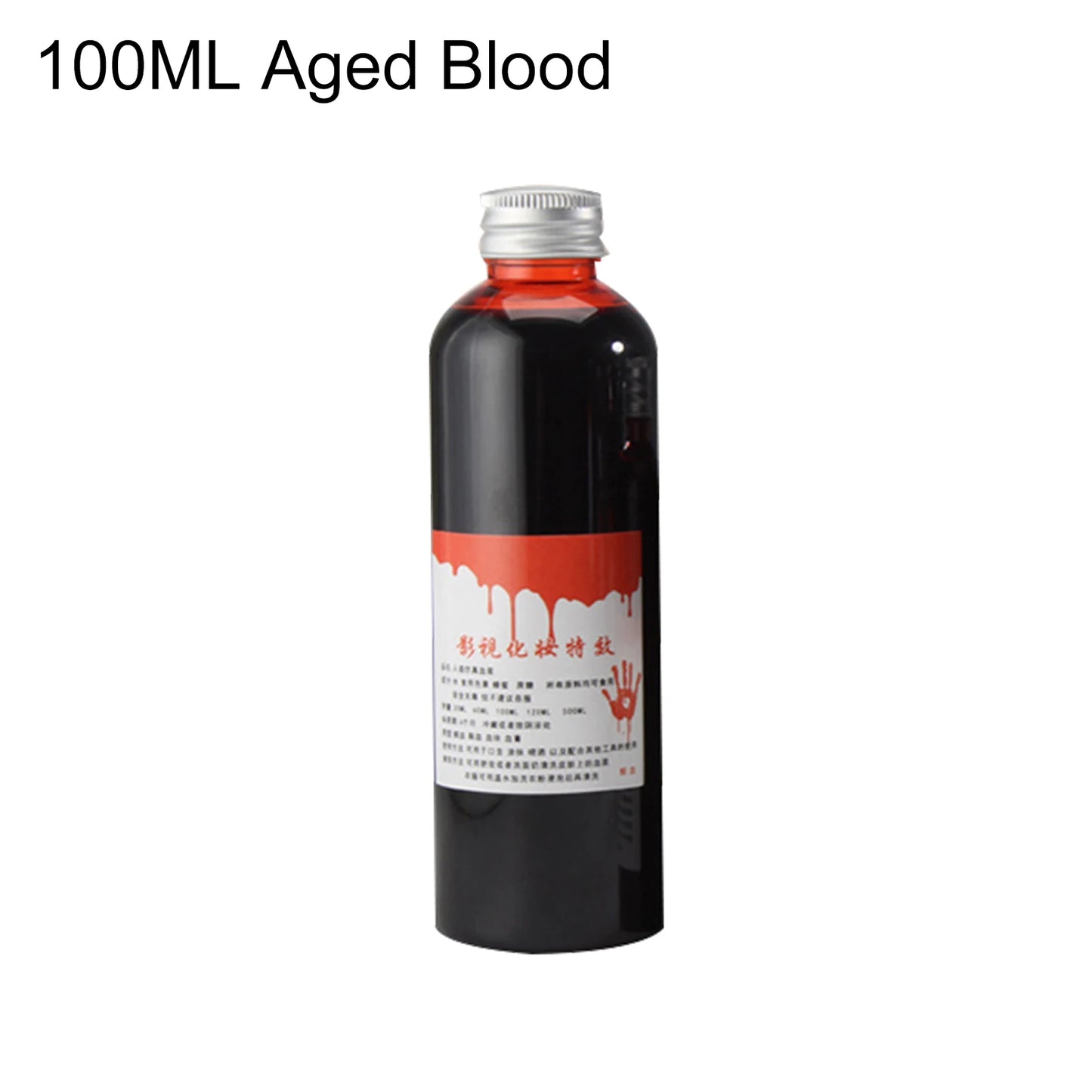 30/120/ml gefälschte Abstrich Blut Flüssigkeit Flasche Bühne Streich Theater Vampire lustige Horror Festival Party DIY Cosplay Requisiten