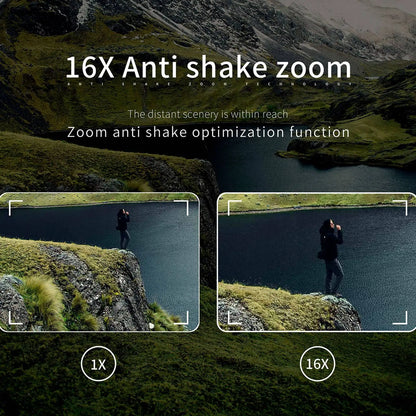 3 Inch IPS Digital Camera 4K 64MP Color Display 16X Digital Zoom HD Vlogging Digital Camera for Photography Video.