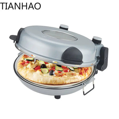 Fabrik Heißer Verkauf Arbeitsplatte Ofen Multifunktionale Elektrische Pizza Ofen Emaille Stein Borosilikatglas