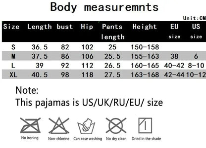 Frauen 2psc Pyjama Set Rosa Spitze Patchwork V-ausschnitt Nachtwäsche Sexy Nachthemden Anzug Cami Top Gedruckt Shorts Weiche Pyjamas Loungewear.