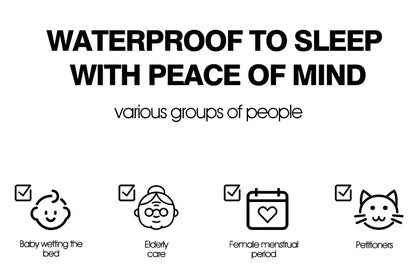 Waterproof Mattress Protector Queen King Quilted Thick Mattress Cover Anti-bacterial Fitted Sheet Bed Pad Cover 1pc.