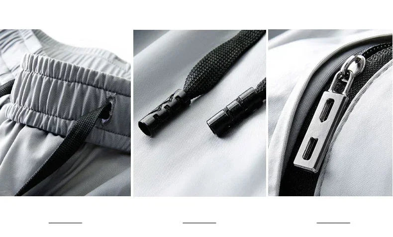 2024 Summer Soft Ice Silk Fabric Men's Thin Casual Pants Korean-style Fashion  Straight High Stretch Trousers Male Luxury Brand.