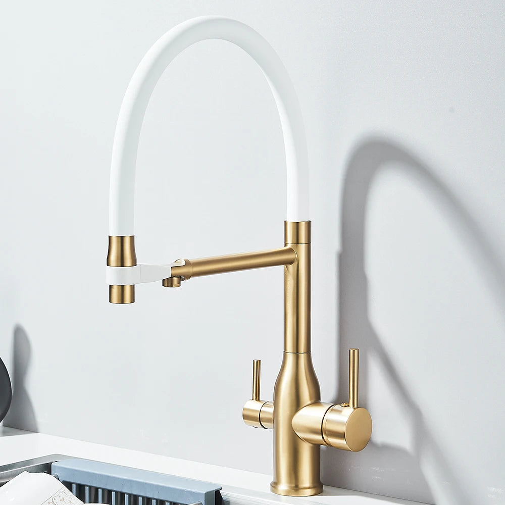 Filtered Kitchen Faucet Purification Tap With Magnetic Sprayer Kitchen Faucet Filtered Water Purification Feature Kitchen Tap