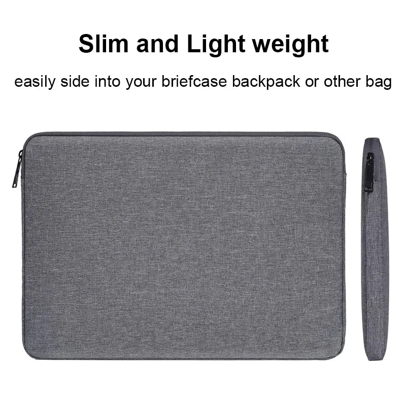 Waterproof Portable Laptop Sleeve Bag Cover 11 12 13 14 15 15.6 Inch for Macbook Huawei Xiaomi HP Dell Lenovo Laptop Sleeve.