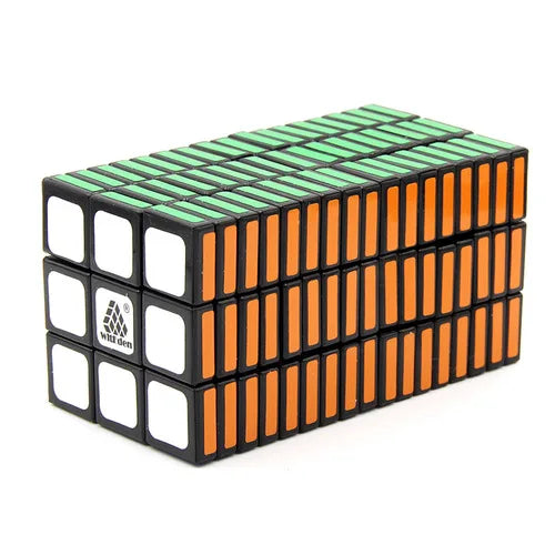 Limited Edition Cube 3x3x17 Magic Cube Black Speed Cube  Primary Color Transparent Red Unequal Order 3317 Educational Funny Toys.