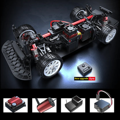 1/14 MJX 14303 Rc Drift Car 2.4G High Speed Drift Rally Truck Hyper Go Brushless 4WD Off-Road RC Cars for Adults for Kids Toys.