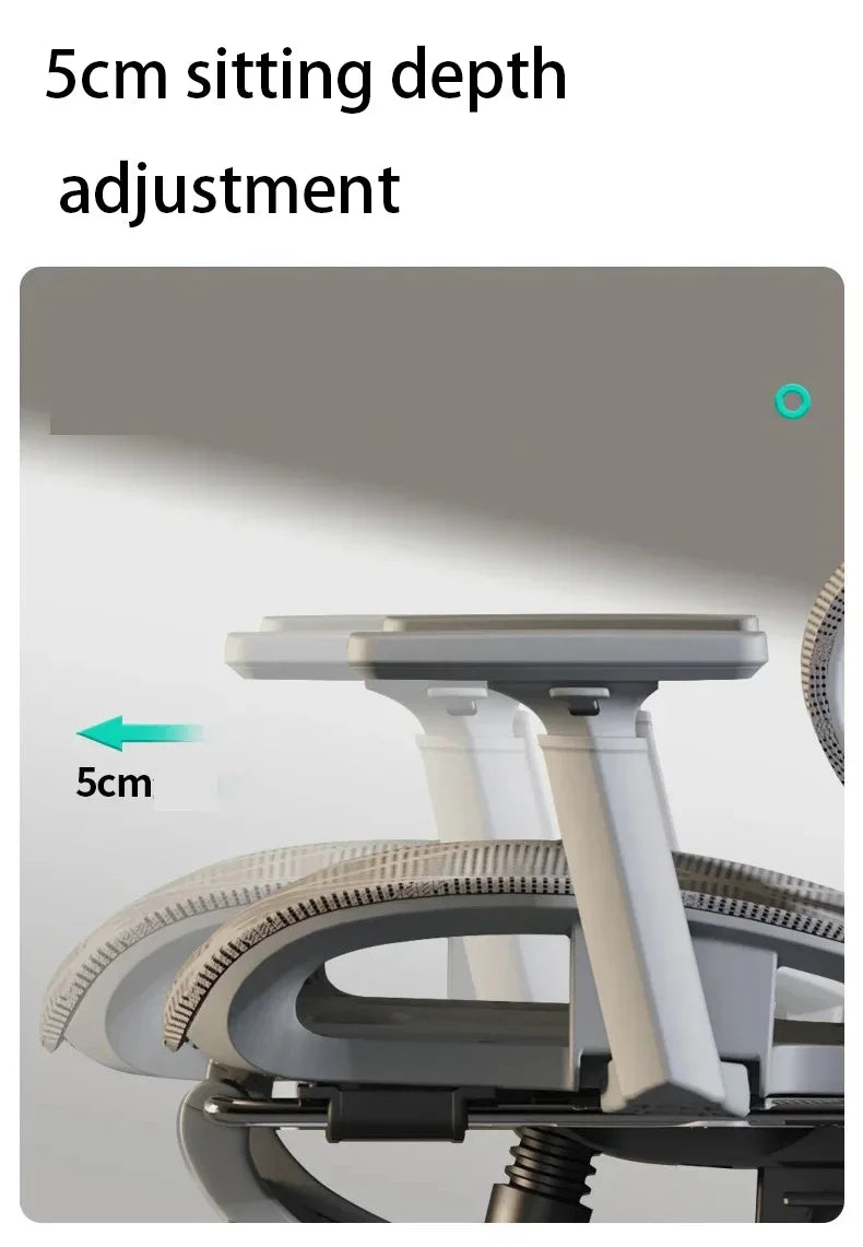 Verstellbare ergonomische Rückenlehne, Video-Gaming-Computerstuhl,