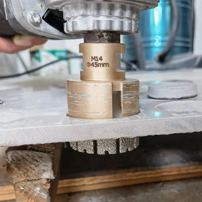 6mm-120mm M14 Gewinde Gelötete Diamantkernbohrer Lochsäge Keramikfliesen Granit Marmor Lochöffner Werkzeuge Trockenbohrer