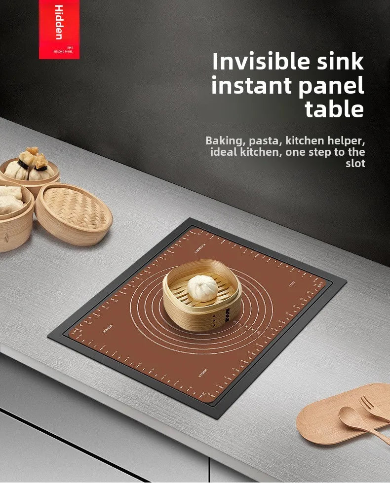 304 Stainless Steel Bar Sink Small Kitchen Sink Hidden Cup Washer Single Slot With Lid Balcony Garden ﻿