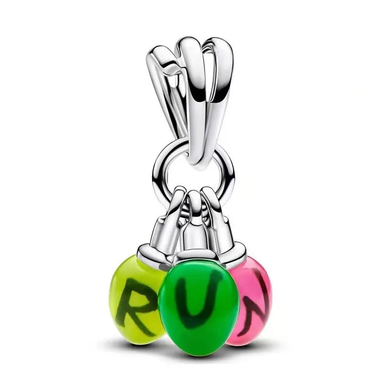 New fashion 100% S925 sterling silver Disney All-Star pendant beads, suitable for the original Pandora bracelet, women's fashion