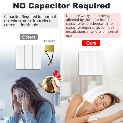 Tuya zigbee 3,0 smart life eu taster lichtsc halter kein neutraler kabel kein kondensator bedarf unterstützung alexa google home yandex alice.