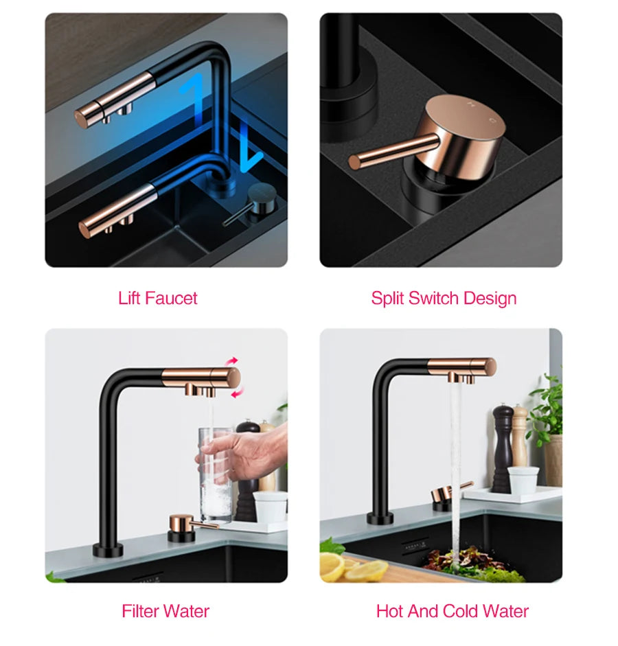 Nanometer Hidden Bar Island kitchen Sink 304 Stainless Steel Flip Cover Hidden Handmade Small Size kitchen Sinks With Cup Rinser