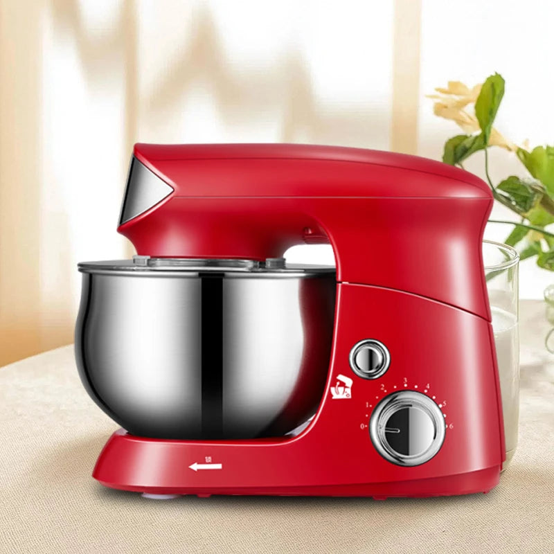 DIVEDEER Kitchen food mixer 3.5L stainless steel bowl cream egg mixture cake dough kneading machine 600W vertical mixer.