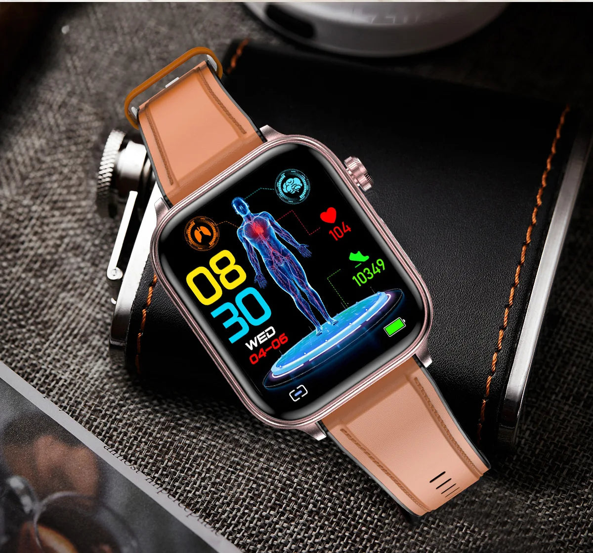 2025 New ECG+PPG Smart Watch Women Heart Rate Blood Lipid Uric Acid Women Menstrual Health Tracker Smartwatches For Android iOS