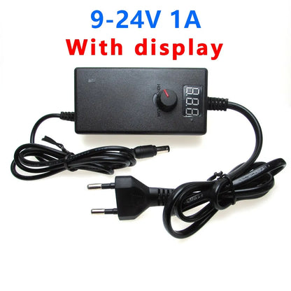 AC DC Adjustable Power Supply 3V 5V 6V 9V 12V 15V 18V 24V 1A 2A 5A AC/DC Switching Power Supply Adapter 220V To 12V 24V 12 24 V.