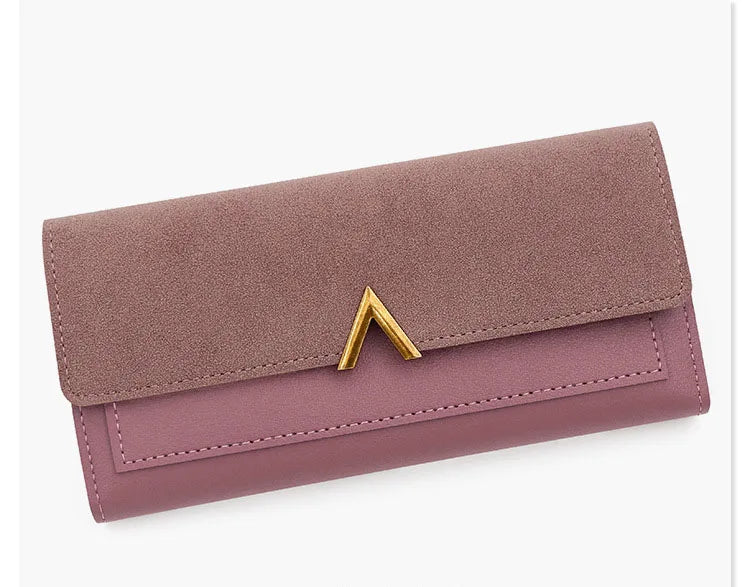 Long Purses For Women Wallet New Fashion Long Coin Purse Card Holder Small Ladies Wallet Female Hasp Mini Clutch billetera bolas.