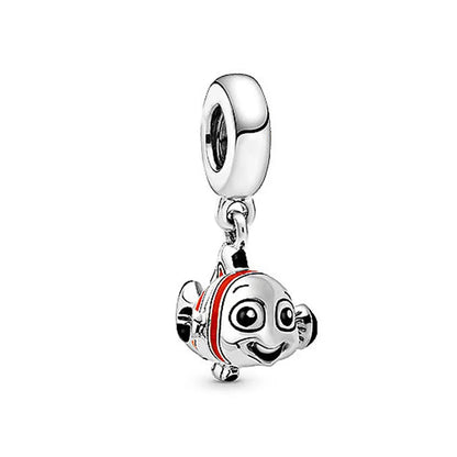 100% 925 sterling silver Disney 100th anniversary charm beads suitable for original DlY bracelet, women's fashion gift