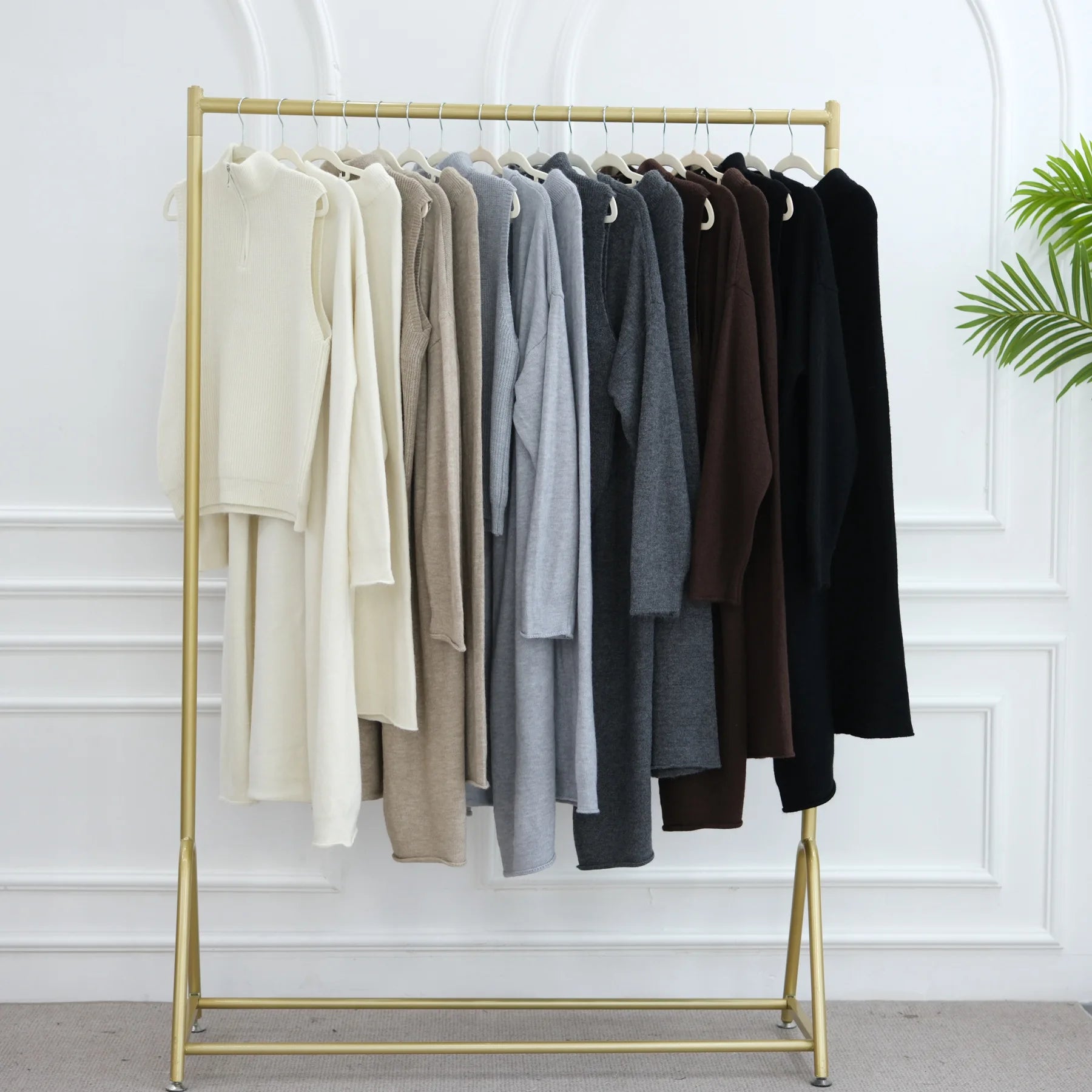 Winter Thicken 3 Piece Muslim Sets for Women Knit Tops Pants Islamic Outfit Sweater Dress Dubai Abaya Kaftan Musulmane Ensembles.