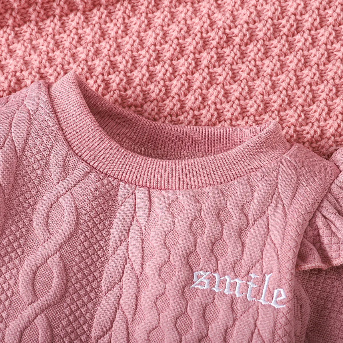 0-24 Months Baby Girl Set Solid Color Twist bar Tops+Long Pants 2pc/Set Baby Girl Spring  Autumn Fashion Set Toddlers' Clothing.