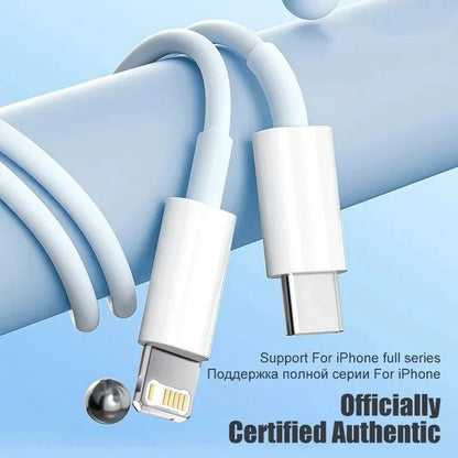 PD 35W USB Cable For iPhone 14 13 12 11 Pro Max 7 8 14 Plus XS XR Fast Charging USB C Cable Charger Date Wire Accessories.