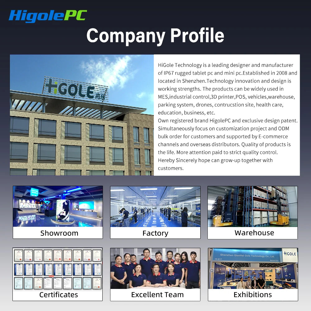 Higole Gole 2 Pro 5.5'' Intel N5095 Mini PC Windows 11 WiFi5 BT5.0  8/16GB 256GB Touch Screen 4K Desktop Computer Windows Tablet.