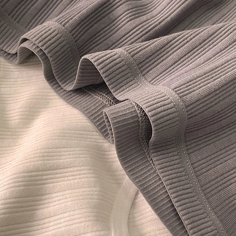 3PCS/Set Sports Style Cotton Women's Panties Girls' Underwear Breathable Mid Waist Shorts Sexy Lingerie Plus Size Solid Briefs.