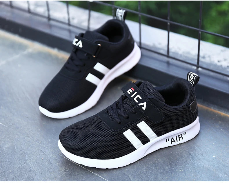 Kids Fashion Sneakers Boys Girls Tennis Shoes Mesh Breathable  Running Shoes Lightweight Outdoor Children's Sports Walking Shoes.