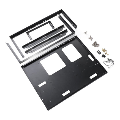 ATX Open Chassis Case Rack Large Space Expansion DIY Assembled Powerful Cooling Gaming PC Case Open Frame Steel Plate for EATX.