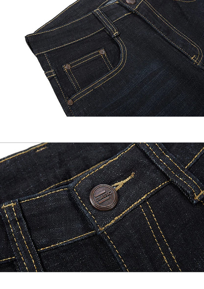 Big size jeans men size 200kg pants elastic waist elastic smart casual loose pants oversize 15XL.