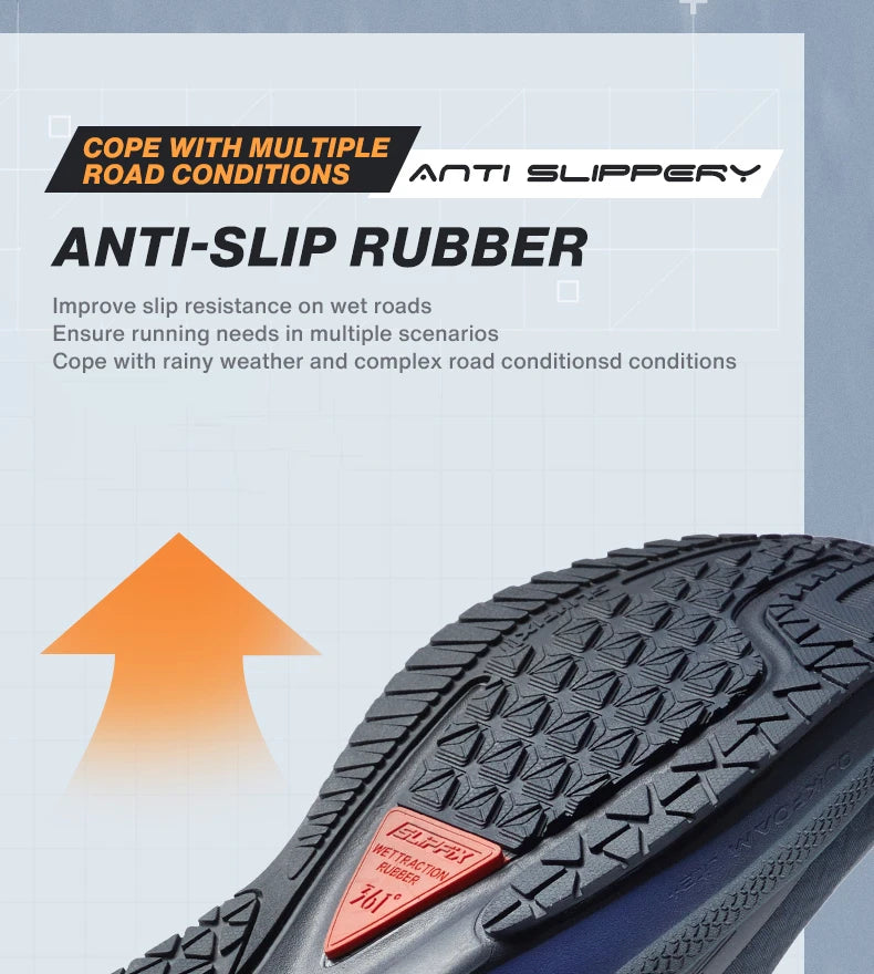 361 Degrees NEW Rainblock 7.0 Anti Splash Rainproof Running Shoes Technology Night Reflective Cushioning Man Sneakers 572342228.