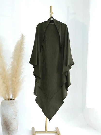 Ramadan Breastfeeding Outfit Prayer Clothes Khimar Abaya Dubai Islam Muslim Hijab Dress Women Kebaya Robe Ensembles Musulmans